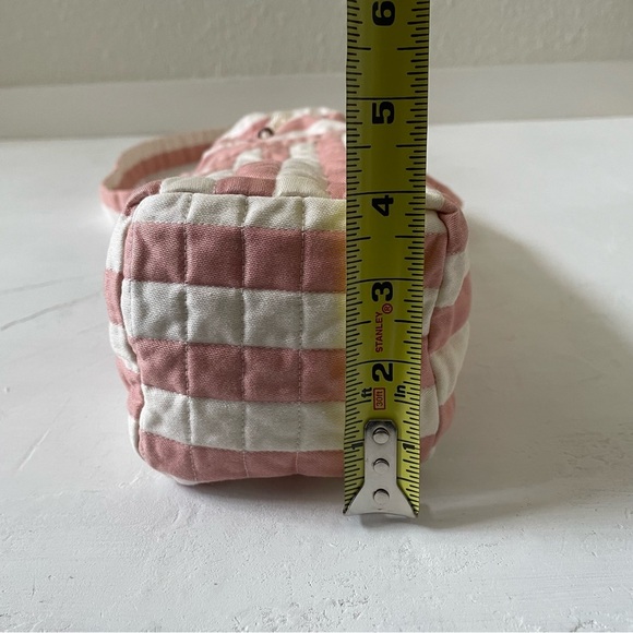 Handmade Quilt Tumbler Carry Case Tumbler Bottle Sling Bag Pink White - Picture 5 of 11